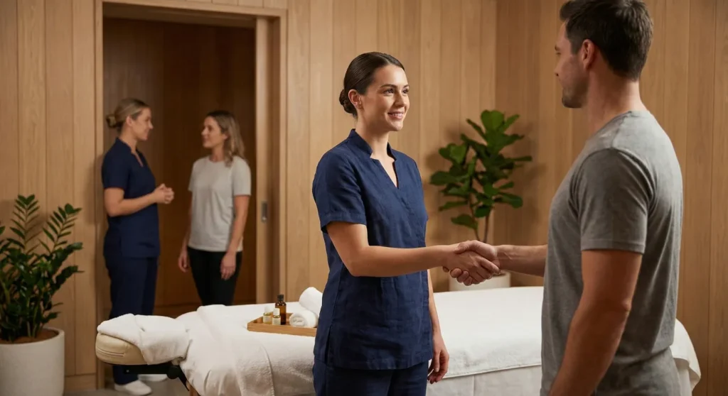 After Full Body Massage Care Routine