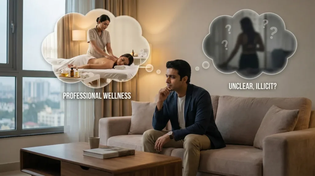 Professional Versus Illicit Massage Perception Bangalore