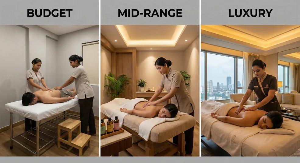 Full Body Massage Cost Factors Mumbai