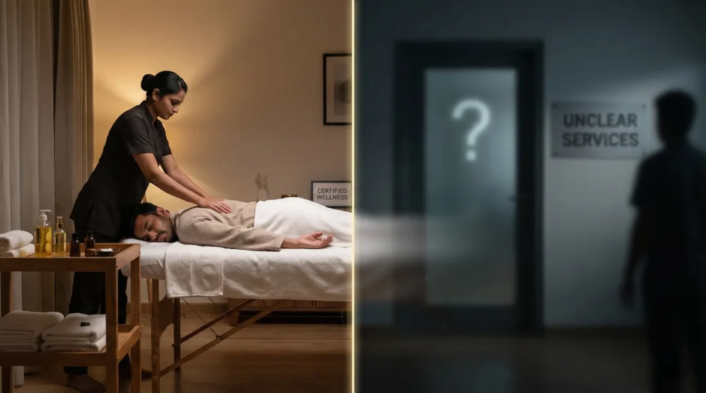 Professional Versus Illicit Massage Bangalore Comparison
